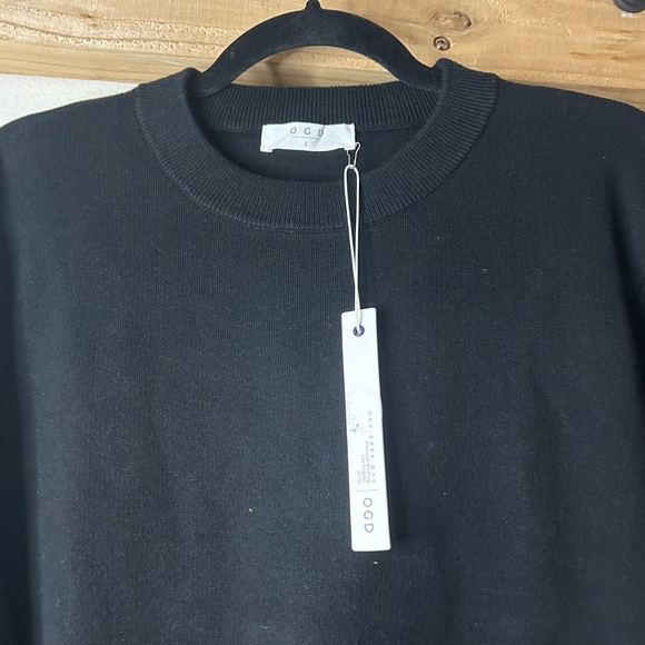 NWT ONE GREY DAY BLACK SWEATER DRESS SIZE LARGE - Picture 3 of 10